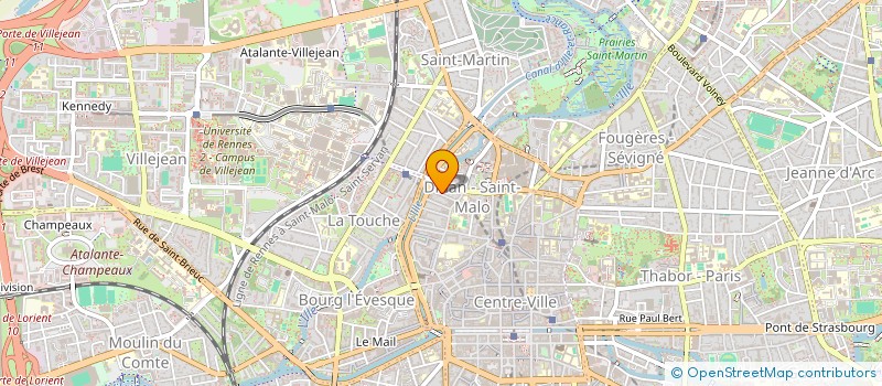 localisation de l'entreprise SYNDICAT DES COPROPRIETAIRES  RENNES