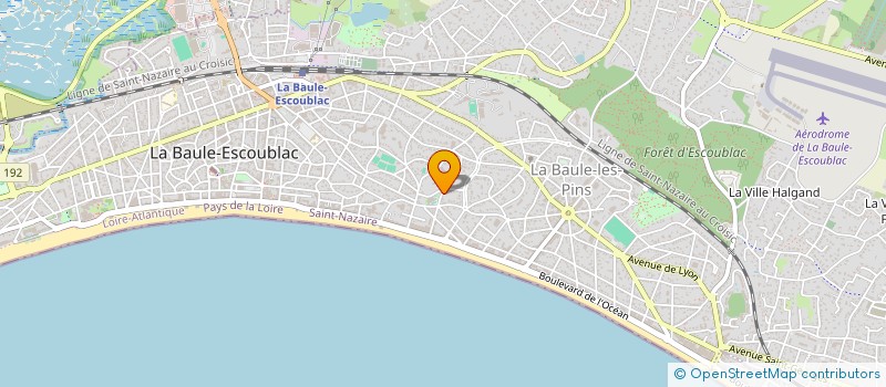 localisation de l'entreprise SYNDICAT DES COPROPRIETAIRES  LA BAULE-ESCOUBLAC