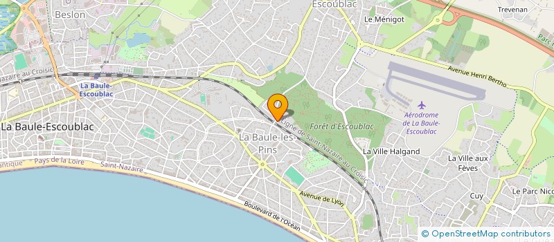 localisation de l'entreprise SYNDICAT DES COPROPRIETAIRES  LA BAULE-ESCOUBLAC