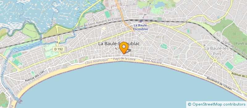 localisation de l'entreprise SYNDICAT DES COPROPRIETAIRES  LA BAULE-ESCOUBLAC
