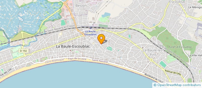 localisation de l'entreprise SYNDICAT DES COPROPRIETAIRES  LA BAULE-ESCOUBLAC