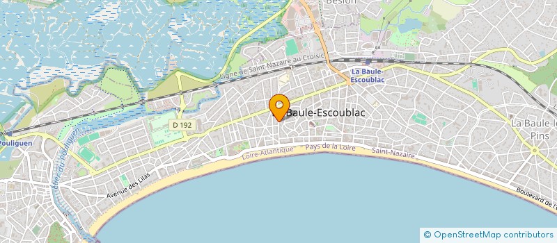 localisation de l'entreprise SYNDICAT DES COPROPRIETAIRES  LA BAULE-ESCOUBLAC