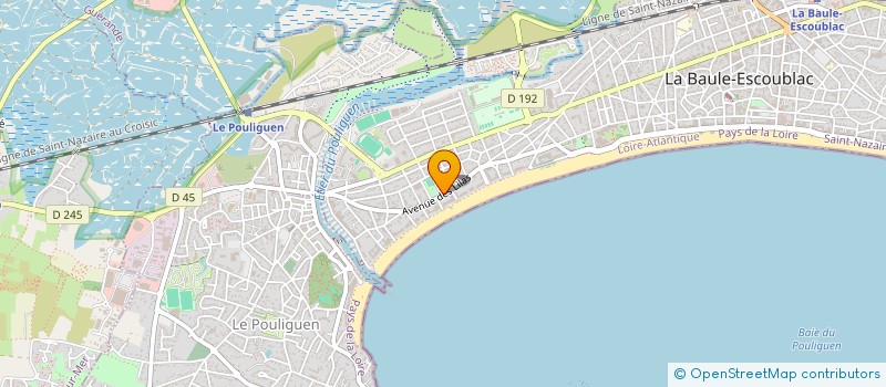 localisation de l'entreprise SYNDICAT DES COPROPRIETAIRES  LA BAULE-ESCOUBLAC