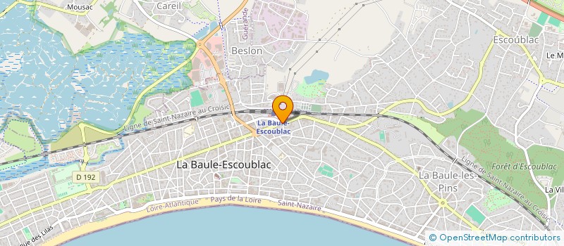 localisation de l'entreprise SYNDICAT DES COPROPRIETAIRES  LA BAULE-ESCOUBLAC