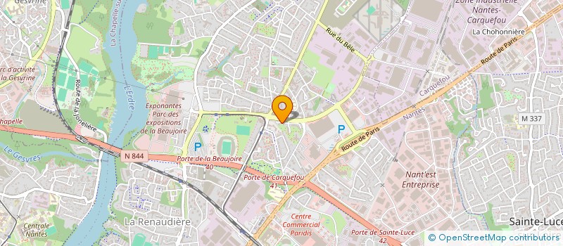 localisation de l'entreprise SYNDICAT DES COPROPRIETAIRES à NANTES