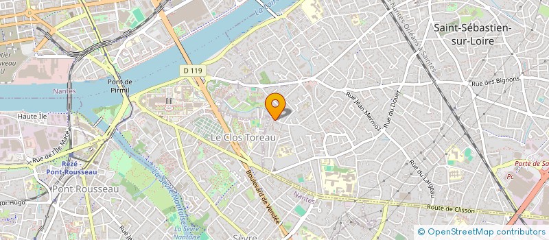 localisation de l'entreprise SYNDICAT DES COPROPRIETAIRES  SAINT-SEBASTIEN-SUR-LOIRE