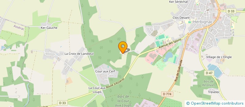 localisation de l'entreprise SYNDICAT DES COPROPRIETAIRES à HERBIGNAC