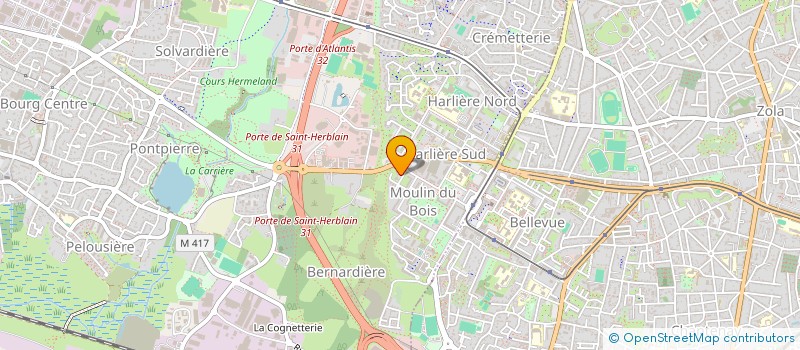 localisation de l'entreprise SYNDICAT DES COPROPRIETAIRES  SAINT-HERBLAIN