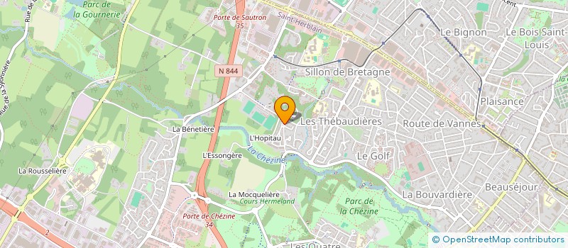 localisation de l'entreprise SYNDICAT DES COPROPRIETAIRES  ST-HERBLAIN