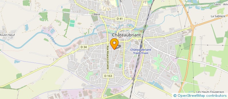 localisation de l'entreprise SYNDICAT DES COPROPRIETAIRES  CHATEAUBRIANT