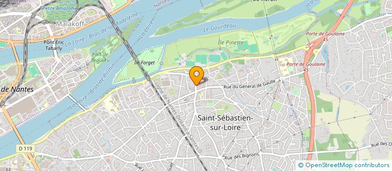 localisation de l'entreprise SYNDICAT DES COPROPRIETAIRES  SAINT-SEBASTIEN-SUR-LOIRE