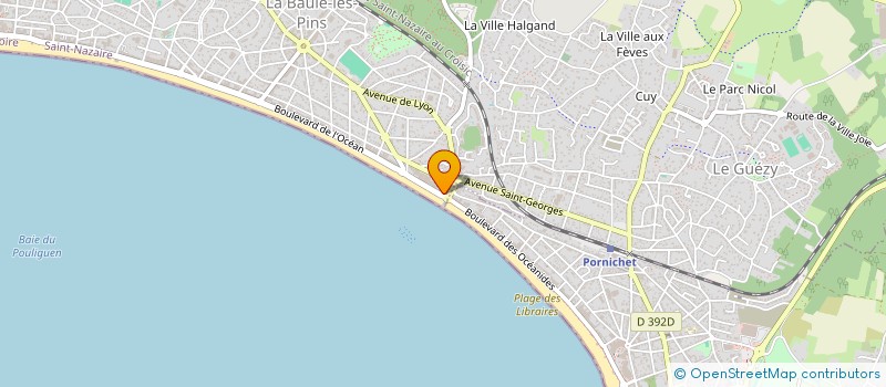 localisation de l'entreprise SYNDICAT DES COPROPRIETAIRES  LA BAULE-ESCOUBLAC