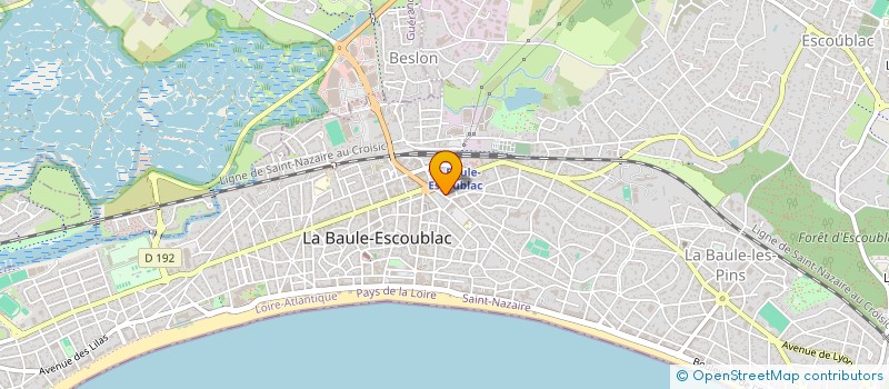 localisation de l'entreprise SYNDICAT DES COPROPRIETAIRES  LA BAULE-ESCOUBLAC