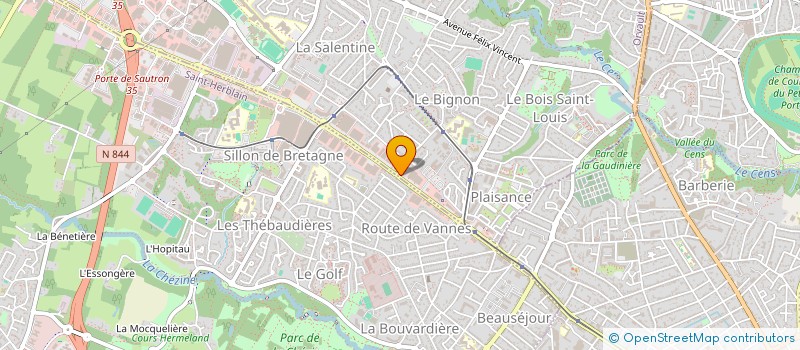 localisation de l'entreprise SYNDICAT DES COPROPRIETAIRES à ORVAULT