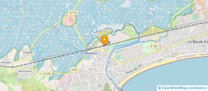 localisation de l'entreprise SYNDICAT DES COPROPRIETAIRES  LE POULIGUEN