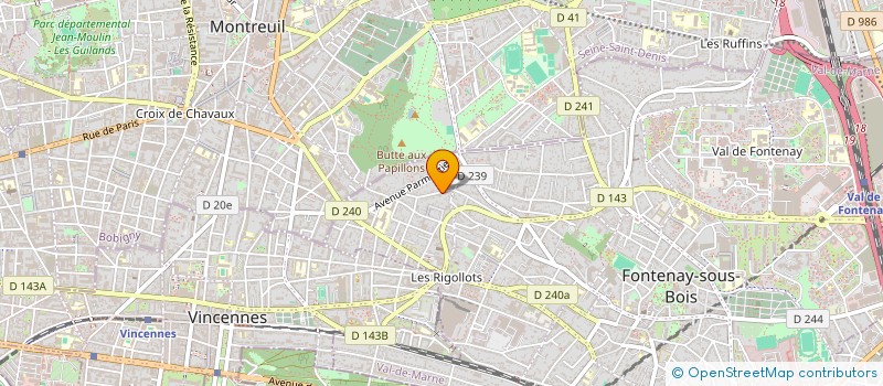 localisation de l'entreprise SYNDICAT DES COPROPRIETAIRES à FONTENAY-SOUS-BOIS