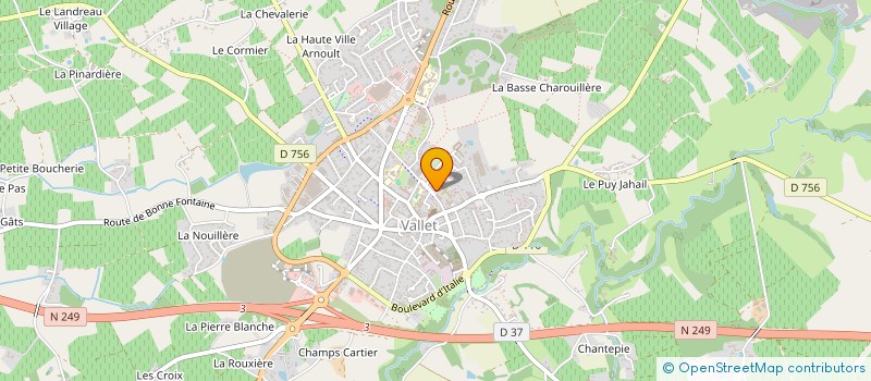 localisation de l'entreprise SYNDICAT DES COPROPRIETAIRES  VALLET