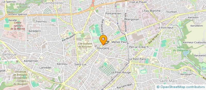 localisation de l'entreprise SYNDICAT DES COPROPRIETAIRES à BREST
