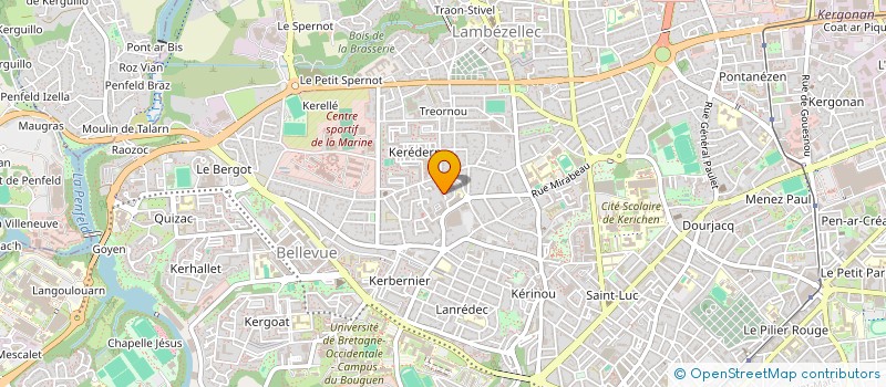 localisation de l'entreprise SYNDICAT DES COPROPRIETAIRES à BREST