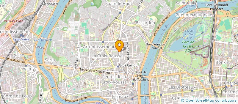 localisation de l'entreprise SYNDICAT DES COPROPRIETAIRES  LYON