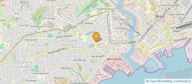 localisation de l'entreprise SYNDICAT DES COPROPRIETAIRES à BREST