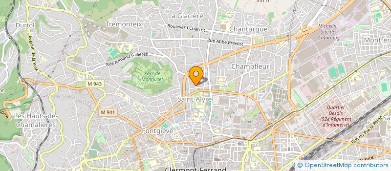 localisation de l'entreprise SYNDICAT DES COPROPRIETAIRES  CLERMONT-FERRAND