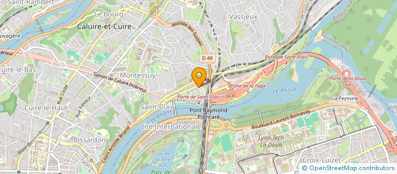 localisation de l'entreprise SYNDICAT DES COPROPRIETAIRES à CALUIRE-ET-CUIRE