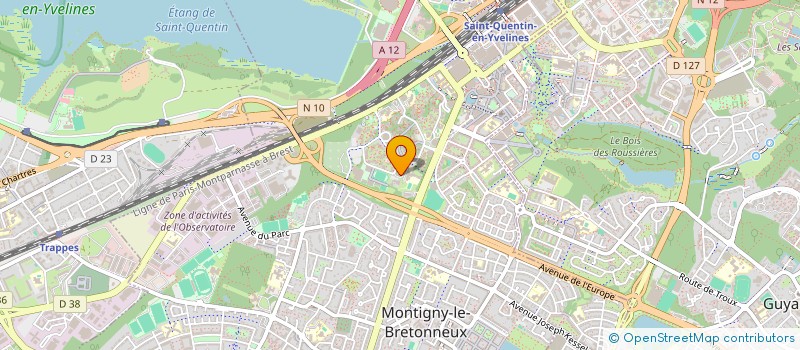 localisation de l'entreprise SYNDICAT DES COPROPRIETAIRES  MONTIGNY-LE-BRETONNEUX