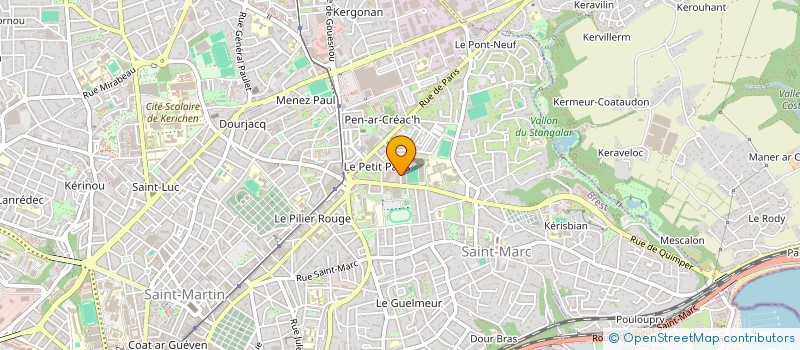 localisation de l'entreprise SYNDICAT DES COPROPRIETAIRES à BREST