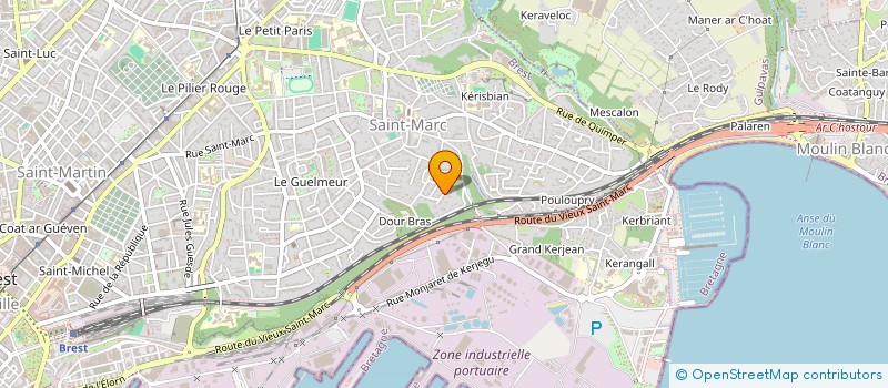 localisation de l'entreprise SYNDICAT DES COPROPRIETAIRES à BREST