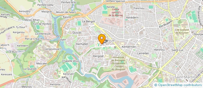 localisation de l'entreprise SYNDICAT DES COPROPRIETAIRES à BREST