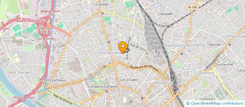 localisation de l'entreprise SYNDICAT DES COPROPRIETAIRES 40 RUE GUYNEMER à TOULOUSE
