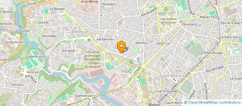 localisation de l'entreprise SYNDICAT DES COPROPRIETAIRES à BREST