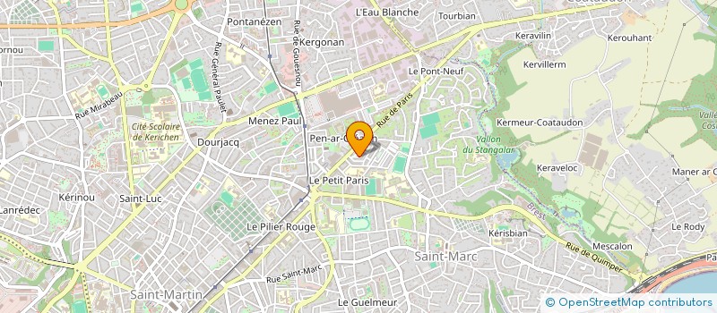 localisation de l'entreprise SYNDICAT DES COPROPRIETAIRES à BREST