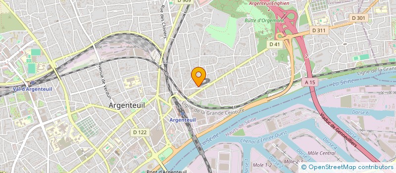 localisation de l'entreprise SYNDICAT DES COPROPRIETAIRES  ARGENTEUIL