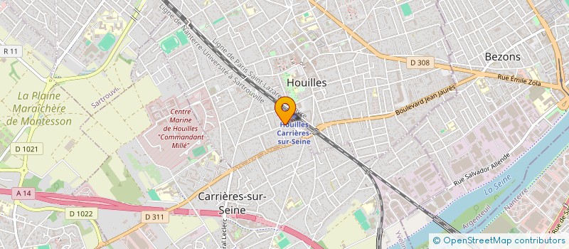 localisation de l'entreprise SYNDICAT DES COPROPRIETAIRES  HOUILLES