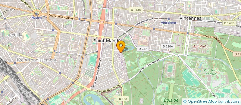 localisation de l'entreprise SYNDICAT DES COPROPRIETAIRES à SAINT-MANDE