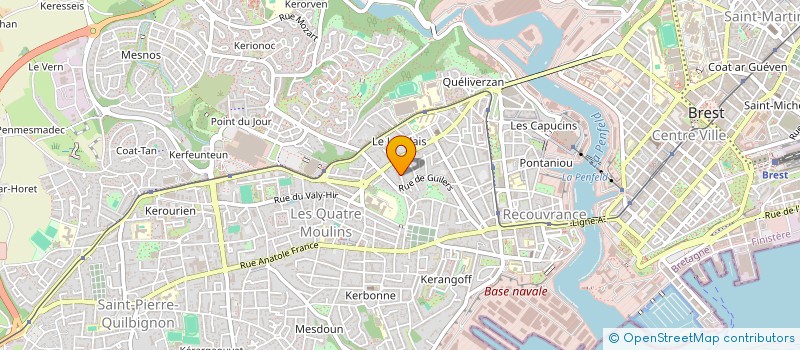 localisation de l'entreprise SYNDICAT DES COPROPRIETAIRES à BREST