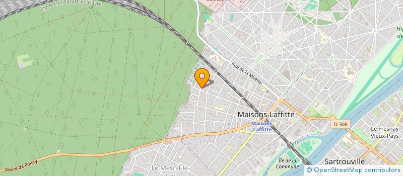 localisation de l'entreprise SYNDICAT DES COPROPRIETAIRES  LE MESNIL-LE-ROI