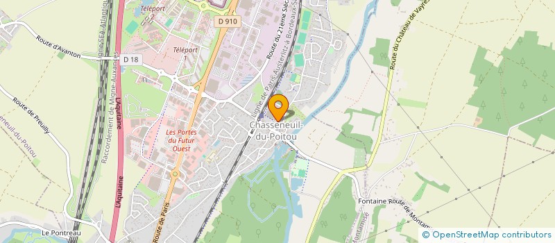 localisation de l'entreprise SYNDICAT DES COPROPRIETAIRES  CHASSENEUIL-DU-POITOU