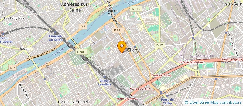 localisation de l'entreprise SYNDICAT DES COPROPRIETAIRES  CLICHY