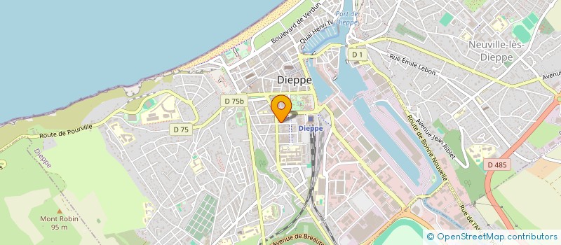 localisation de l'entreprise SYNDICAT DES COPROPRIETAIRES à DIEPPE