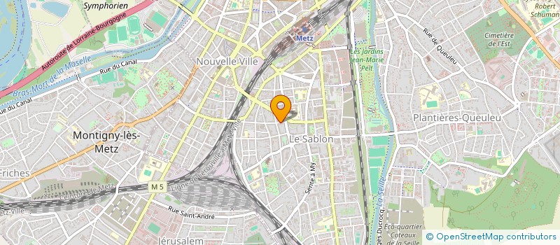 localisation de l'entreprise SYNDICAT DES COPROPRIETAIRES  METZ