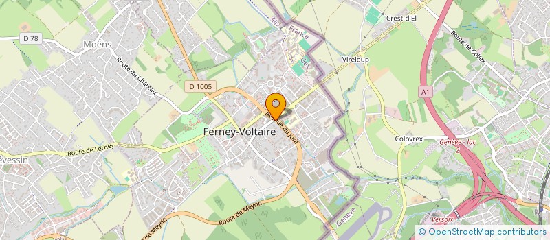localisation de l'entreprise SYNDICAT DES COPROPRIETAIRES à FERNEY-VOLTAIRE