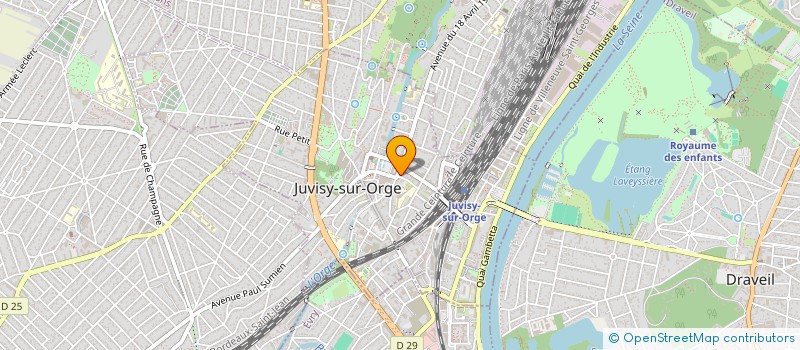 localisation de l'entreprise SYNDICAT DES COPROPRIETAIRES à JUVISY-SUR-ORGE