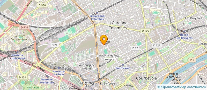 localisation de l'entreprise SYNDICAT DES COPROPRIETAIRES à COURBEVOIE