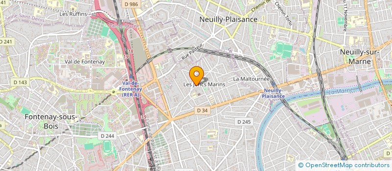 localisation de l'entreprise SYNDICAT DES COPROPRIETAIRES  LE PERREUX-SUR-MARNE