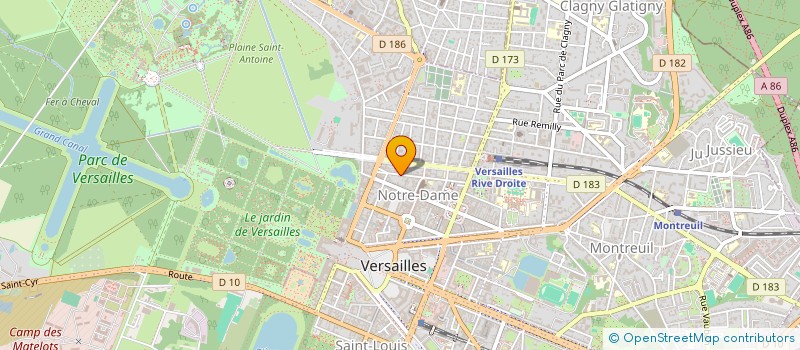 localisation de l'entreprise SYNDICAT DES COPROPRIETAIRES  VERSAILLES