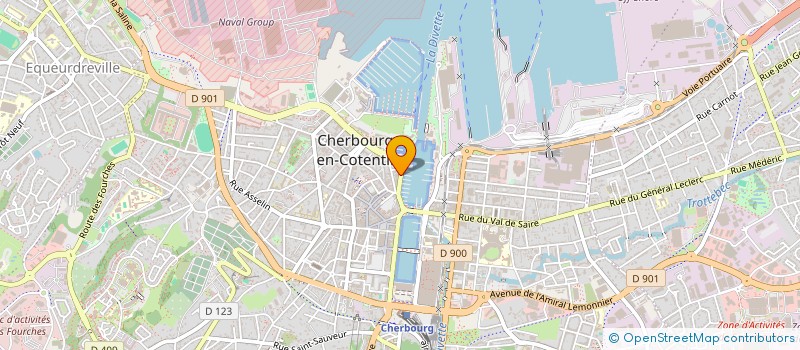 localisation de l'entreprise SYNDICAT DES COPROPRIETAIRES  CHERBOURG-EN-COTENTIN