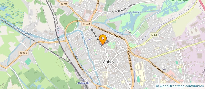 localisation de l'entreprise SYNDICAT DES COPROPRIETAIRES  ABBEVILLE